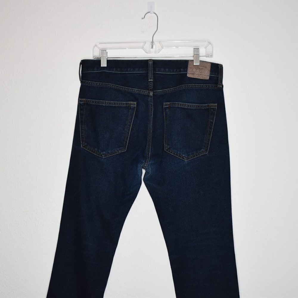 Abercrombie & Fitch Mens Jeans Sz 31 X 32 Skinny Mid Rise Dark Wash 5 Pocket - Picture 7 of 16